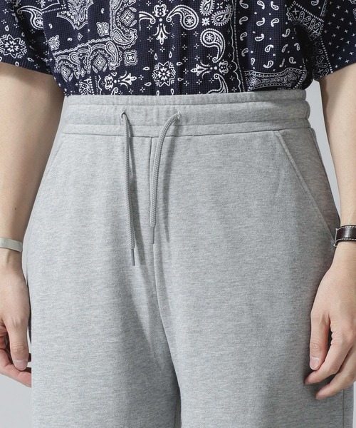 NANO universe（ナノユニバース）の「レイヤードリラックススウェットパンツ（スウェットパンツ・メンズ・トップグレー/ブラック/サンドベージュ・LARGE/SMALL/MEDIUM）」の5枚目の写真