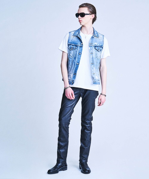 CRIMIE(クライミー)の「LEATHER STRETCH PANTS(その他パンツ・メンズ・ブラック・L/S/XL/M)」の7枚目の写真