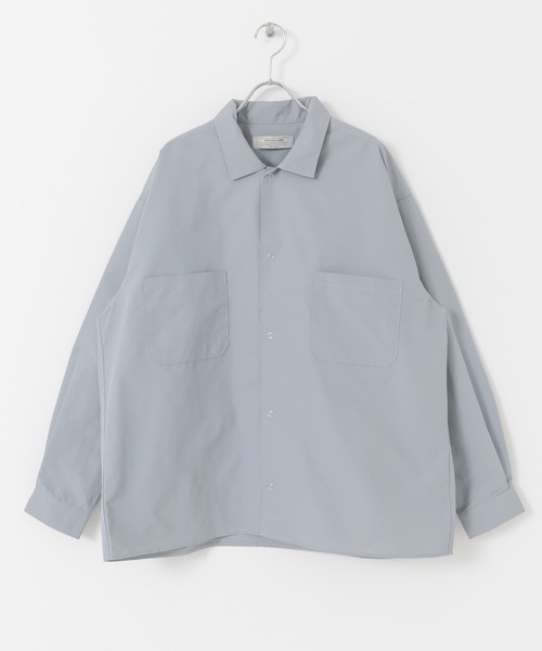 URBAN RESEARCH Sonny Label(アーバンリサーチサニーレーベル)の「グログランナイロンオーバーシャツ(シャツ/ブラウス・メンズ・ホワイト/ブラック/ライトブルー・MEDIUM/LARGE)」の12枚目の写真