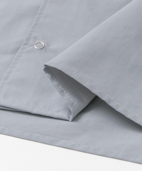 URBAN RESEARCH Sonny Label(アーバンリサーチサニーレーベル)の「グログランナイロンオーバーシャツ(シャツ/ブラウス・メンズ・ホワイト/ブラック/ライトブルー・MEDIUM/LARGE)」の16枚目の写真