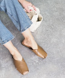 Riberry | クロスメッシュスリッパサンダル(サンダル)