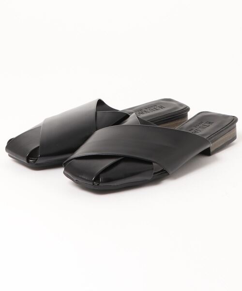 Riberry（リベリー）の「クロスメッシュスリッパサンダル（サンダル・レディース・ホワイト/ブラック/ベージュ・LARGE/MEDIUM）」の13枚目の写真