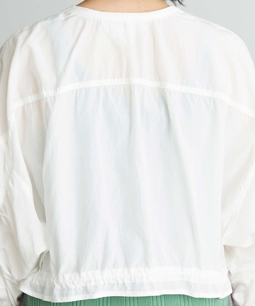 nitca(ニトカ)の「.._◇Cu/Cタイプライタートリプルワッシャーショートブルゾン(ブルゾン・レディース・ホワイト/パープル/グリーン・FREE)」の17枚目の写真