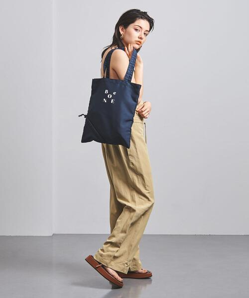 SAYAKADAVIS（サヤカディヴィス）の「＜SAYAKA DAVIS（サヤカ デイビス）＞POCKETABLE BAG-united LOVE project 2021†◆（エコバッグ/サブバッグ・レディース・ネイビー・FREE）」の5枚目の写真