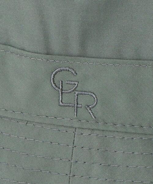green label relaxing（グリーンレーベルリラクシング）の「SC GLR コットン ナイロン ストラップ バケットハット（ハット・メンズ・ブラック/オリーブ・FREE）」の5枚目の写真