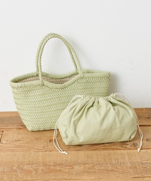 CIAOPANIC TYPY(チャオパニックティピー)の「フェイクレザーメッシュトートBAG(トートバッグ・レディース・ブラック/オフホワイト/ミント/バイオレット・ONE SIZE)」の5枚目の写真