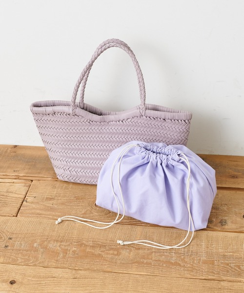 CIAOPANIC TYPY(チャオパニックティピー)の「フェイクレザーメッシュトートBAG(トートバッグ・レディース・ブラック/オフホワイト/ミント/バイオレット・ONE SIZE)」の19枚目の写真