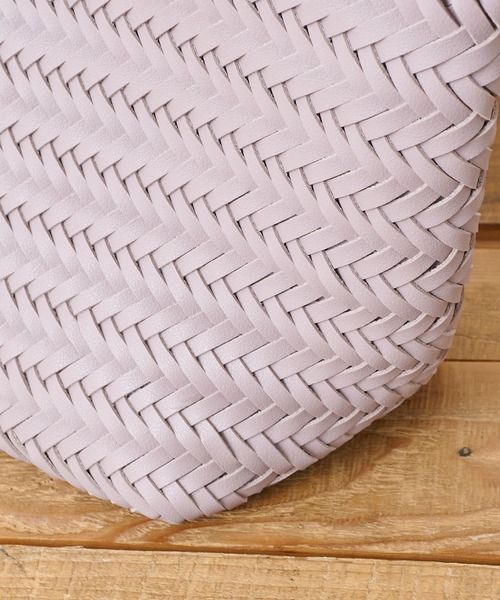 CIAOPANIC TYPY(チャオパニックティピー)の「フェイクレザーメッシュトートBAG(トートバッグ・レディース・ブラック/オフホワイト/ミント/バイオレット・ONE SIZE)」の17枚目の写真