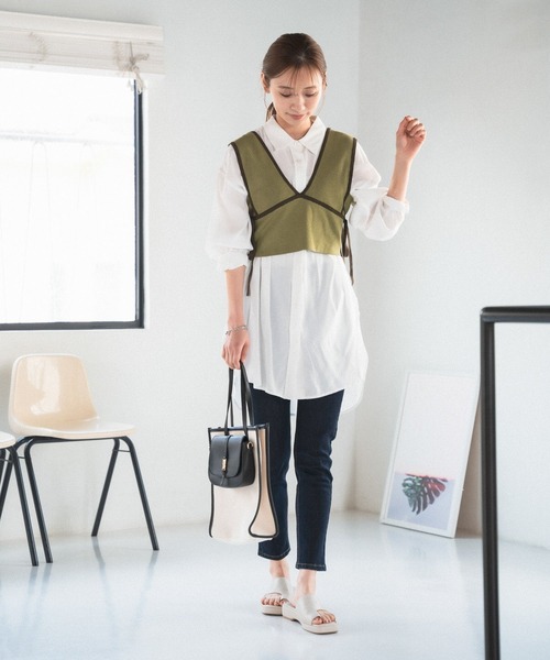 mysty woman(ミスティウーマン)の「ユーティリティスキニーデニム 942735(デニムパンツ・レディース・ブラック/ネイビー/グレー・MEDIUM/SMALL/LARGE)」の12枚目の写真