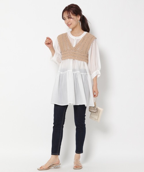 mysty woman(ミスティウーマン)の「ユーティリティスキニーデニム 942735(デニムパンツ・レディース・ブラック/ネイビー/グレー・MEDIUM/SMALL/LARGE)」の6枚目の写真