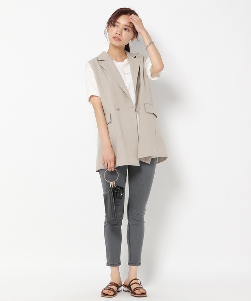 mysty woman(ミスティウーマン)の「ユーティリティスキニーデニム 942735(デニムパンツ・レディース・ブラック/ネイビー/グレー・MEDIUM/SMALL/LARGE)」の20枚目の写真