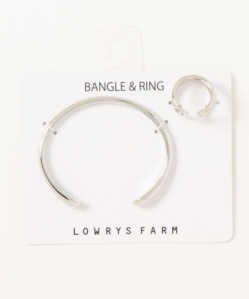LOWRYS FARM(ローリーズファーム)の「バングルリングSET 947800(バングル/リストバンド・レディース・シルバー/クリア/ゴールド・FREE)」の12枚目の写真