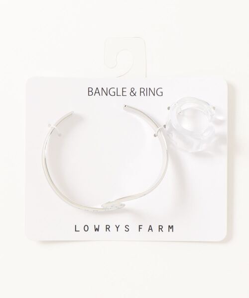 LOWRYS FARM(ローリーズファーム)の「バングルリングSET 947800(バングル/リストバンド・レディース・シルバー/クリア/ゴールド・FREE)」の14枚目の写真