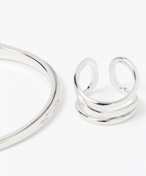 LOWRYS FARM(ローリーズファーム)の「バングルリングSET 947800(バングル/リストバンド・レディース・シルバー/クリア/ゴールド・FREE)」の8枚目の写真