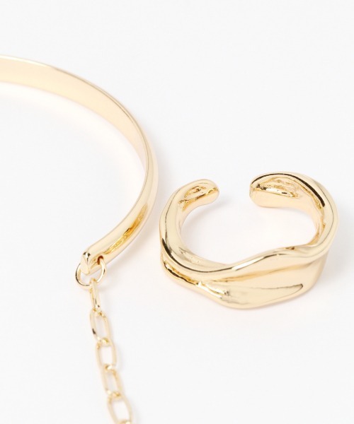 LOWRYS FARM(ローリーズファーム)の「バングルリングSET 947800(バングル/リストバンド・レディース・シルバー/クリア/ゴールド・FREE)」の10枚目の写真