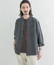 URBAN RESEARCH | ドレープリネンバンドカラーシャツ(シャツ/ブラウス)
