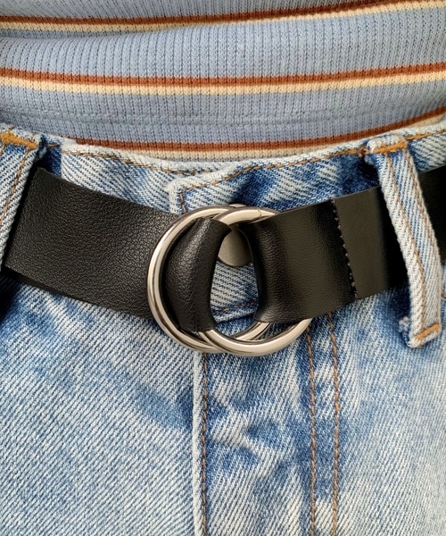 WHO'S WHO gallery（フーズフーギャラリー）の「ダブルリングカンベルト（ベルト・レディース・ブラック/ブラウン・FREE）」の10枚目の写真