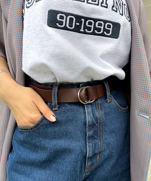 WHO'S WHO gallery（フーズフーギャラリー）の「ダブルリングカンベルト（ベルト・レディース・ブラック/ブラウン・FREE）」の8枚目の写真