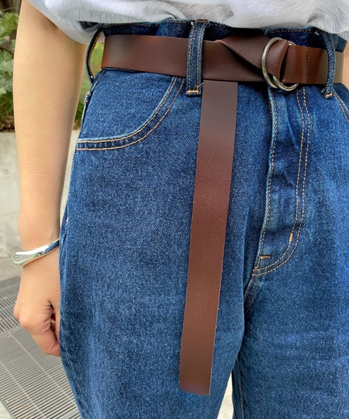 WHO'S WHO gallery（フーズフーギャラリー）の「ダブルリングカンベルト（ベルト・レディース・ブラック/ブラウン・FREE）」の13枚目の写真