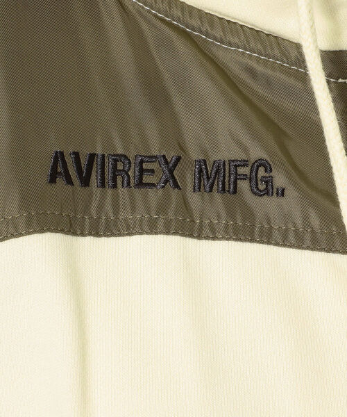 AVIREX(アヴィレックス)の「ステンシルコンビジップパーカー/ STENCIL COMBI ZIP PARKA(パーカー・レディース・ブラック/アイボリー・SMALL/MEDIUM)」の20枚目の写真