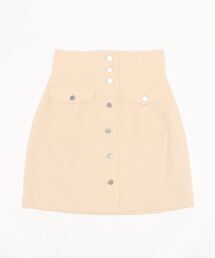 FREE'S MART | 【Sシリーズ対応】フロントボタンハイウエストミニスカート(スカート)