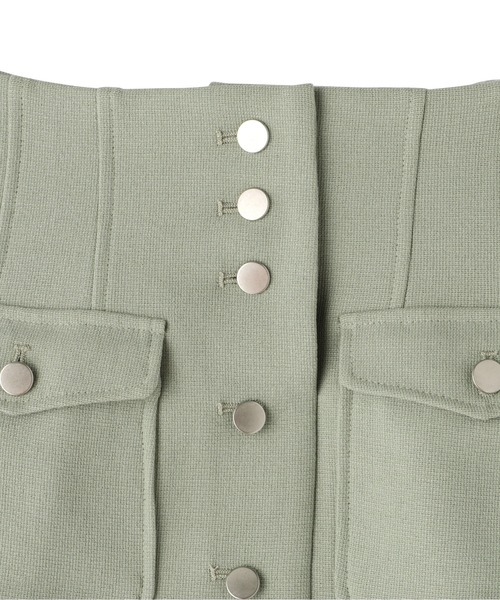 FREE'S MART（フリーズマート）の「【Sシリーズ対応】フロントボタンハイウエストミニスカート（スカート・レディース・ブラック/ベージュ/ライトグリーン・SMALL/MEDIUM）」の14枚目の写真