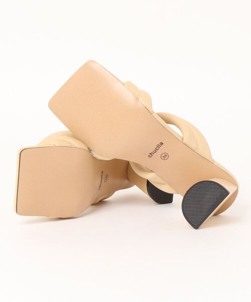 chuclla（チュクラ）の「【chuclla】【2021/SS】Macaroons puffer mule sandal chs146（サンダル・レディース・ブラック/ホワイト/ライトパープル/ベージュ・37/38/39/36/40）」の11枚目の写真