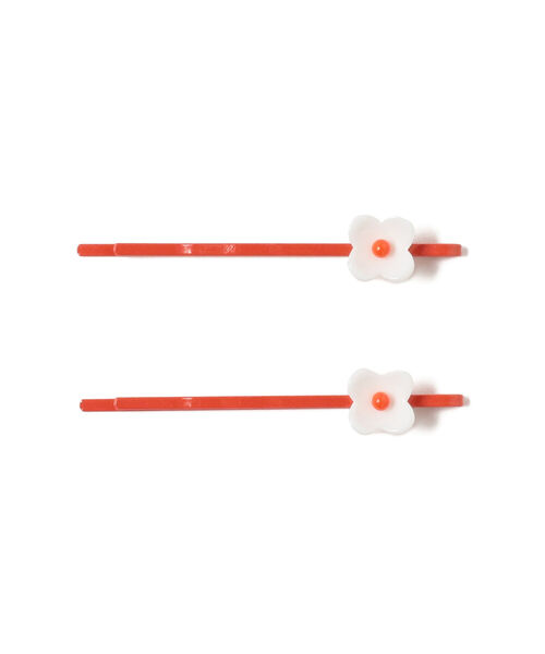Ray BEAMS(レイビームス)の「Ray BEAMS / フラワー ガラス ヘアピン(ヘアピン・レディース・ホワイト/レッド/イエロー/ロイヤルブルー/グリーン系その他2・ONE SIZE)」の1枚目の写真