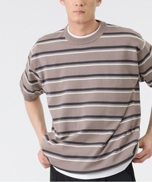 【PLUS ONE】ウォッシャブルニットTシャツ