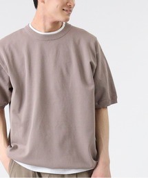 PLUS ONE | 【PLUS ONE】ウォッシャブルニットTシャツ(Tシャツ/カットソー)