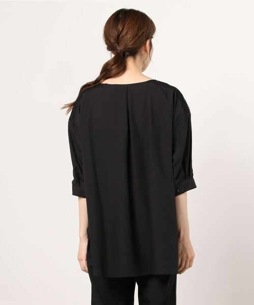 レース切り替えブラウス レース切り替えブラウス