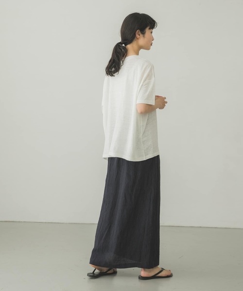 かぐれ（カグレ）の「リネンカットワイドプルオーバー（Tシャツ