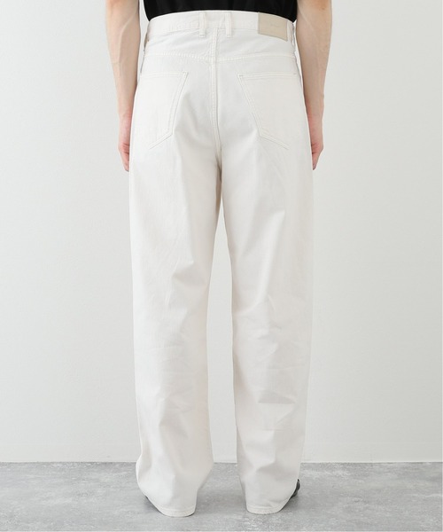 EDIFICE LA BOUCLE（エディフィスラブークル）の「【LA BOUCLE / ラブークル】バギーフィット5PK 8.5OZ ホワイトデニム（デニムパンツ・メンズ・アイボリー・1/2/3）」の9枚目の写真