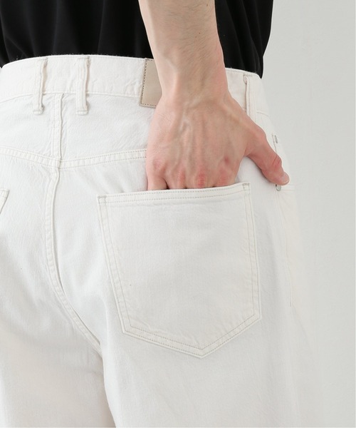 EDIFICE LA BOUCLE（エディフィスラブークル）の「【LA BOUCLE / ラブークル】バギーフィット5PK 8.5OZ ホワイトデニム（デニムパンツ・メンズ・アイボリー・1/2/3）」の12枚目の写真