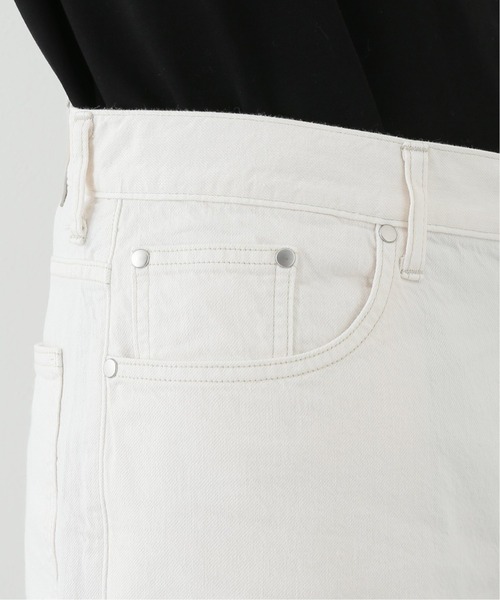 EDIFICE LA BOUCLE（エディフィスラブークル）の「【LA BOUCLE / ラブークル】バギーフィット5PK 8.5OZ ホワイトデニム（デニムパンツ・メンズ・アイボリー・1/2/3）」の15枚目の写真