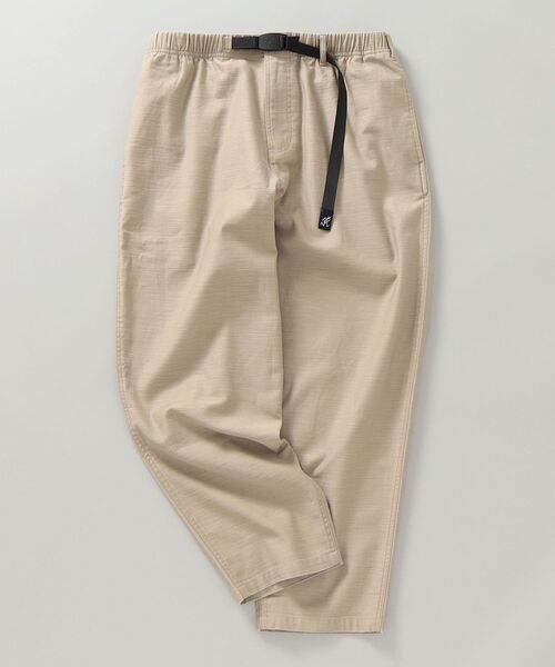 SHIPS（シップス）の「【WEB限定/SHIPS別注】GRAMICCI: ワイド テーパード バックサテン パンツ（その他パンツ・メンズ・ブラック/ベージュ/オリーブ・SMALL/MEDIUM/LARGE）」の18枚目の写真