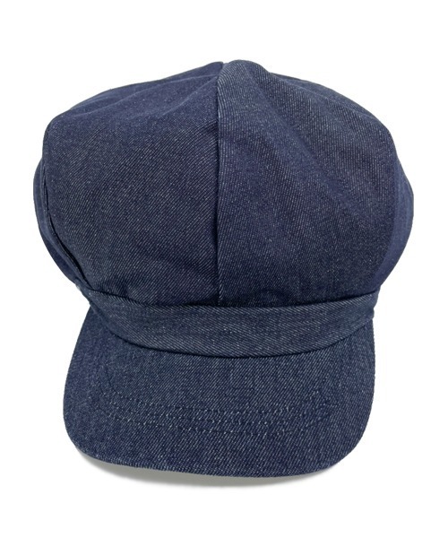 polcadot(ポルカドット)の「DENIM BIG CASKET/デニム ビッグ キャストケット(キャスケット・メンズ・ストライプ/ブラック/ネイビー・XL/FREE)」の11枚目の写真