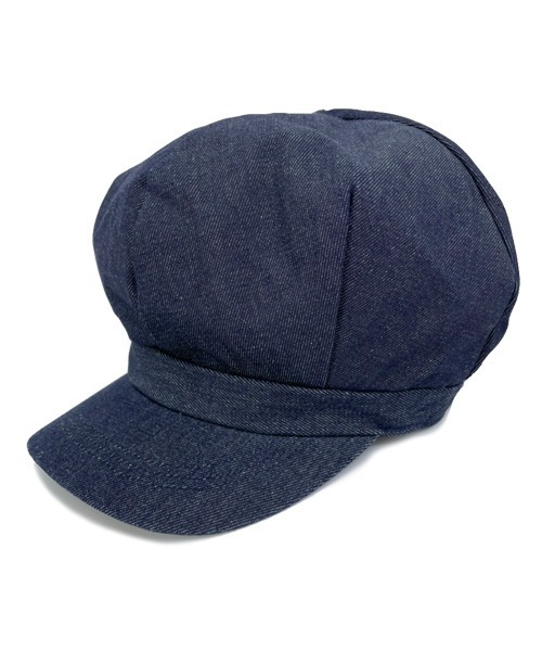 polcadot(ポルカドット)の「DENIM BIG CASKET/デニム ビッグ キャストケット(キャスケット・メンズ・ストライプ/ブラック/ネイビー・XL/FREE)」の12枚目の写真