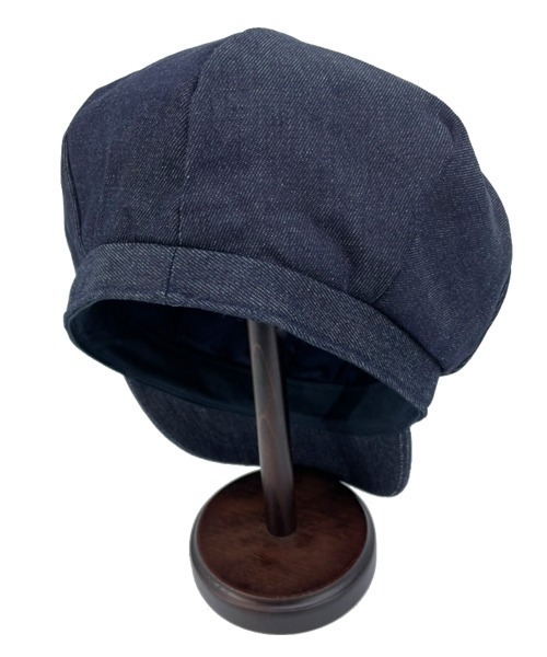 polcadot(ポルカドット)の「DENIM BIG CASKET/デニム ビッグ キャストケット(キャスケット・メンズ・ストライプ/ブラック/ネイビー・XL/FREE)」の13枚目の写真