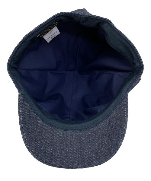 polcadot(ポルカドット)の「DENIM BIG CASKET/デニム ビッグ キャストケット(キャスケット・メンズ・ストライプ/ブラック/ネイビー・XL/FREE)」の14枚目の写真