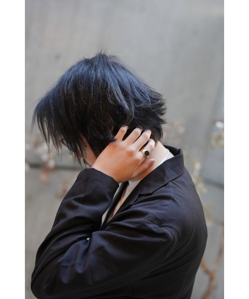 OX JEWELRY（オックスジュエリー）の「Silver Onyx Ring（リング・メンズ・シルバー・17号/19号/21号）」の6枚目の写真