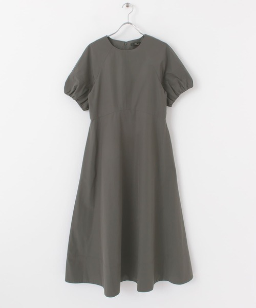 美品　アーバンリサーチロッソ　パフスリーブフレアワンピース（F） URBAN RESEARCH ROSSO（アーバンリサーチロッソ）の