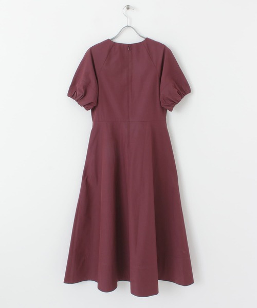 美品　アーバンリサーチロッソ　パフスリーブフレアワンピース（F） URBAN RESEARCH ROSSO（アーバンリサーチロッソ）の