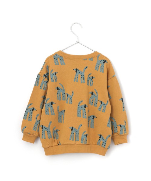 MAKE YOUR DAY（メイクユアデイ）の「ダルメシアン総柄裏毛トレーナー■80～140cm（スウェット・キッズ・グレー/アイボリー/キャメル・90/100/110/120/80/130/140）」の11枚目の写真