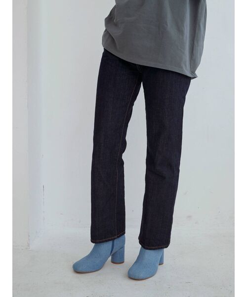 Ungrid（アングリッド）の「ヴィンテージストレートデニム（デニムパンツ・レディース・インディゴブルー/ブルー・24inch/25inch/26inch）」の10枚目の写真