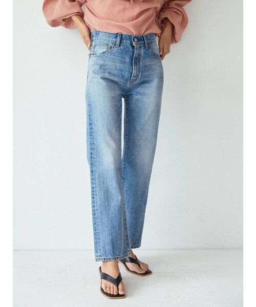 Ungrid（アングリッド）の「ヴィンテージストレートデニム（デニムパンツ・レディース・インディゴブルー/ブルー・24inch/25inch/26inch）」の4枚目の写真