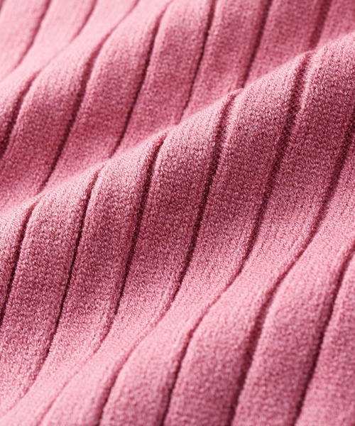 GeeRA(ジーラ)の「袖口ボタンパフスリーブボトルネックニット(ニット/セーター・レディース・パープル/ブラック/アイボリー/モカ/ピンク/ブルー/杢グレー/ネイビー・LARGE/XX-LARGE/MEDIUM/X-LARGE/SMALL)」の15枚目の写真