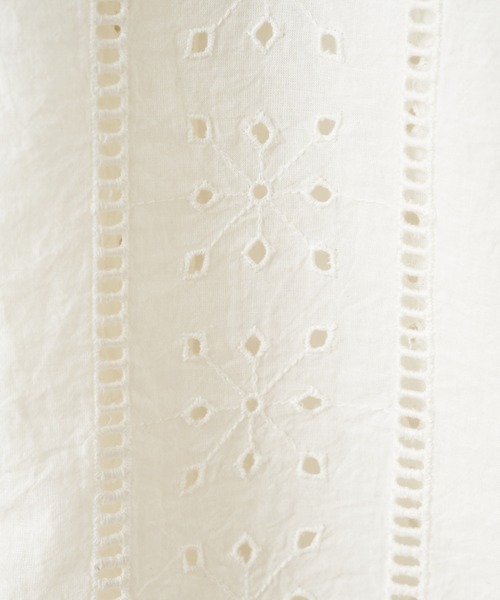 CIAOPANIC TYPY(チャオパニックティピー)の「【KIDS】【india】付け襟ボリュームレースブラウス(シャツ/ブラウス・キッズ・ホワイト/ブラック・SMALL/MEDIUM/LARGE/X-LARGE/XX-LARGE)」の10枚目の写真