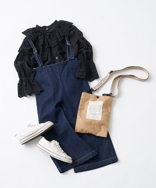 CIAOPANIC TYPY(チャオパニックティピー)の「【KIDS】【india】付け襟ボリュームレースブラウス(シャツ/ブラウス・キッズ・ホワイト/ブラック・SMALL/MEDIUM/LARGE/X-LARGE/XX-LARGE)」の3枚目の写真