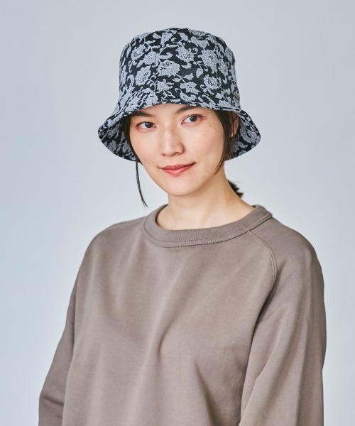 OVERRIDE(オーバーライド)の「OVERRIDE JACQUARD BUCKET TULIP(ハット・レディース・ネイビー/レッド系/ブラック・M/57.5cm)」の18枚目の写真